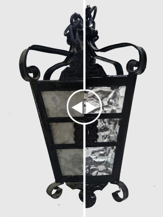 Antique forge light - ICRA art
